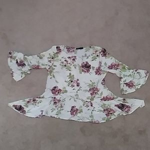 Gibson Girl Floral Blouse